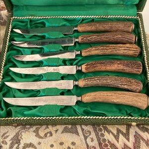 Vintage Anton Wingen Steak Knife Set